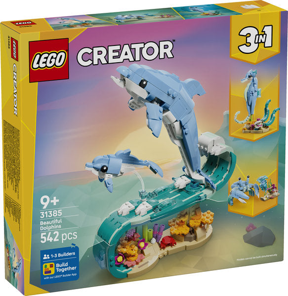 LEGO Creator 31385 animali marini: meravigliosi delfini