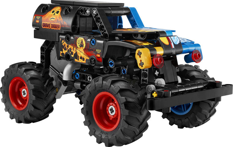 LEGO Technic 42219 monster jam™ grave digger™ fuoco e ghiaccio
