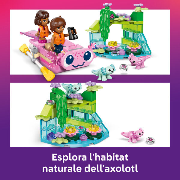 LEGO Friends 42681 barca d’avventura axolotl