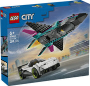 LEGO City 60489 jet contro auto sportiva