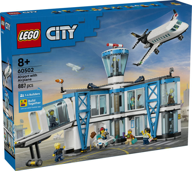 LEGO City 60502 aeroporto con aereo
