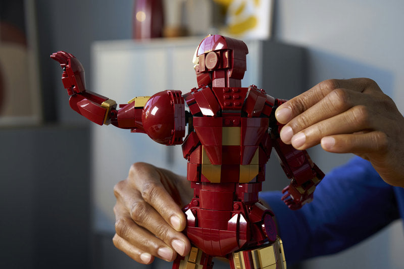 Minifigures Super Heroes 76344 iron man mark 3 edizione del collezionista