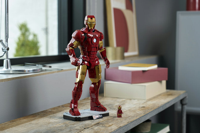 Minifigures Super Heroes 76344 iron man mark 3 edizione del collezionista