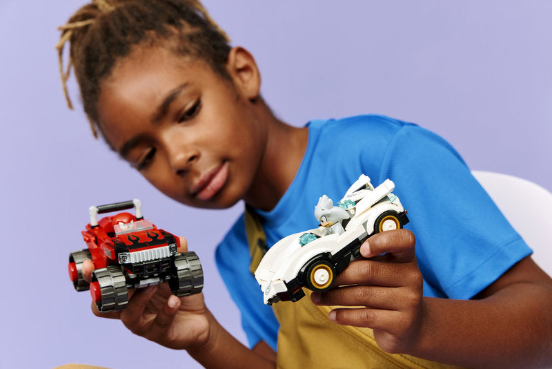 LEGO Sonic 77118 auto di silver vs. monster truck di knuckles