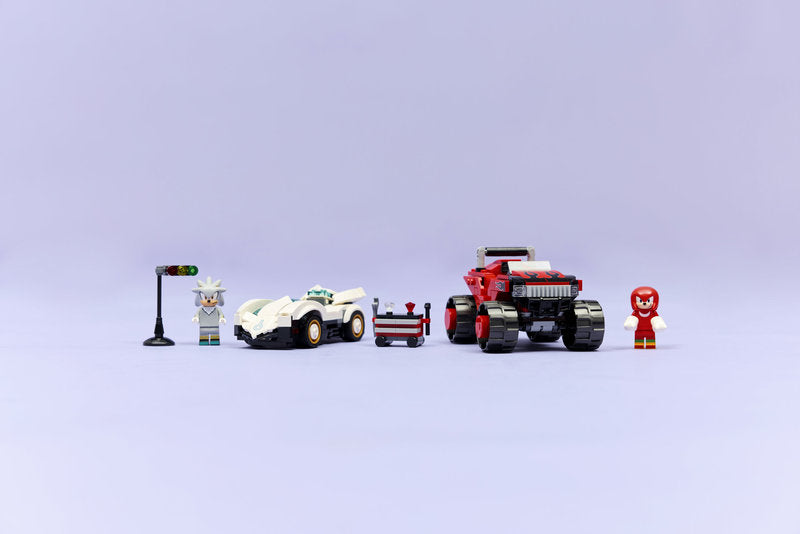 LEGO Sonic 77118 auto di silver vs. monster truck di knuckles