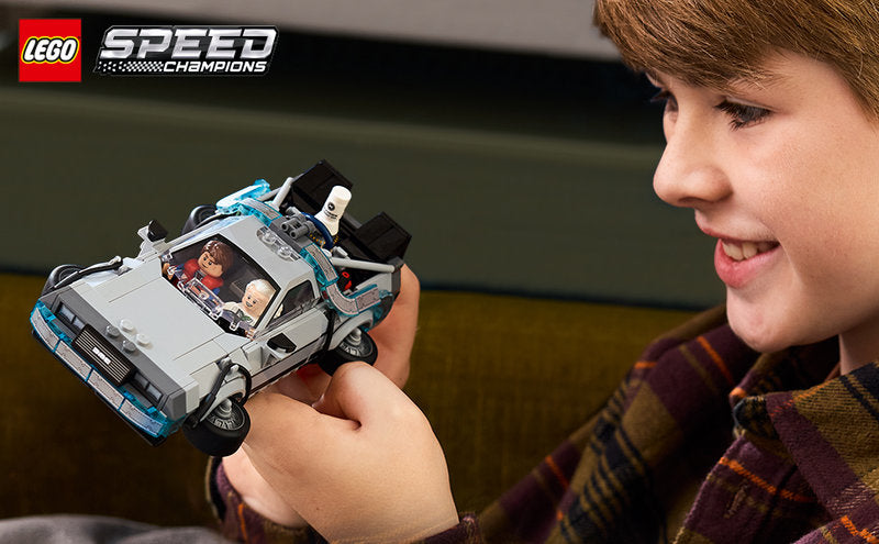 LEGO Speed Champions 77256 macchina del tempo di ritorno al futuro