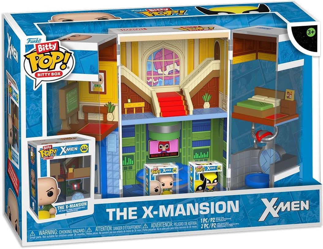 bitty box - marvel - the x-mansion 3cm  - funko pop!