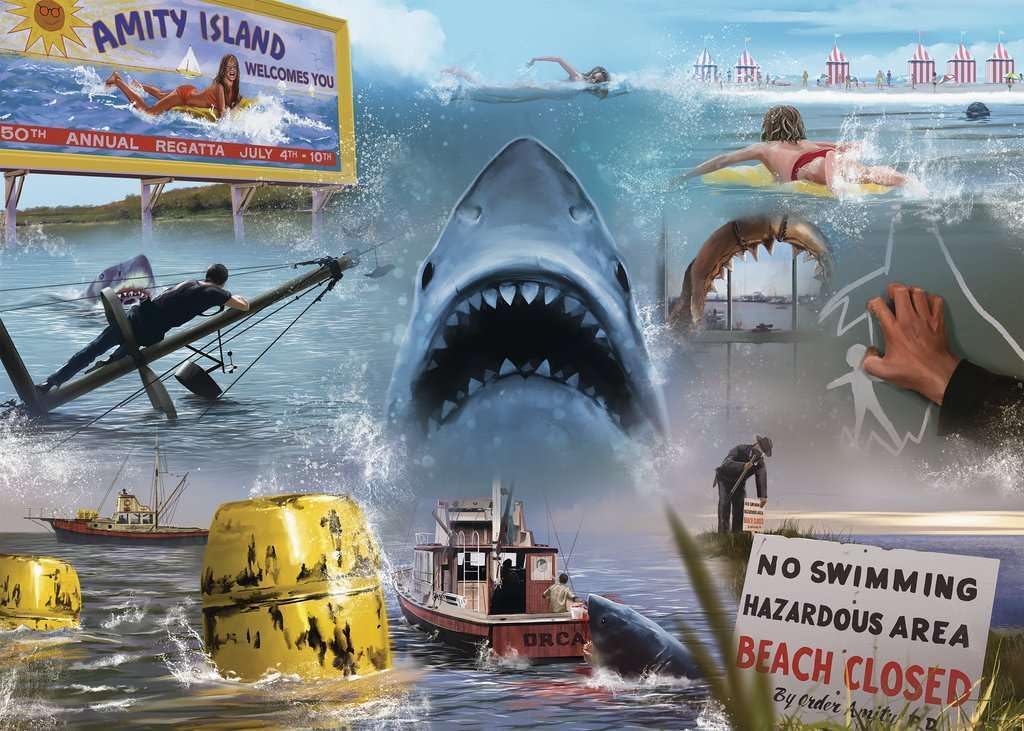 jaws - puzzle 1000 pezzi