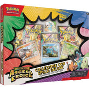 pokemon - megaevoluzione ascesa eroica - collezione con spilla deluxe (ita) - compagni d'avventura