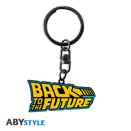 back to the future - portachiavi logo