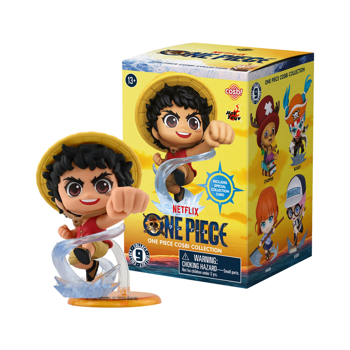 one piece -  cosbi blind box - 1 personaggio assortito