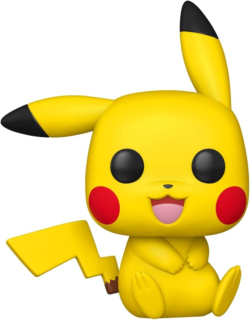 pokémon: pikachu (sitting) 25cm - funko pop!  1268 jumbo
