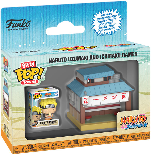 bitty pop town - naruto uzumaki and ichiraku ramen - funko bitty pop