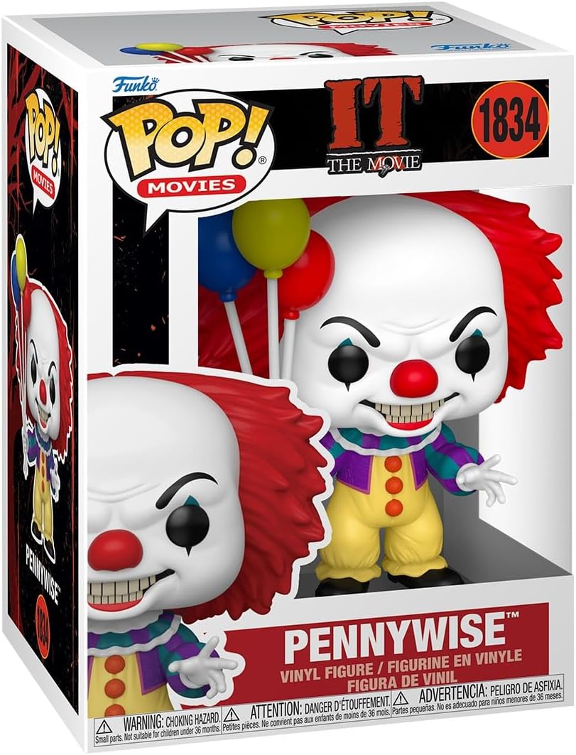 it the movie - penniwise (1990) 9cm - funko pop! 1834