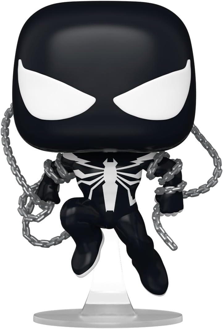 marvel: symbiote spider man 9 cm - funko pop! 1623