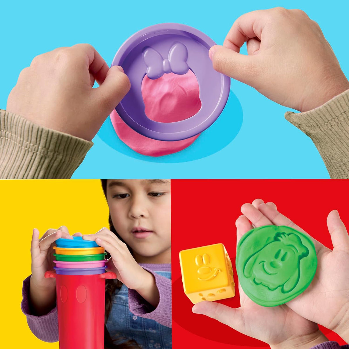 play-doh - disney junior happy stackable