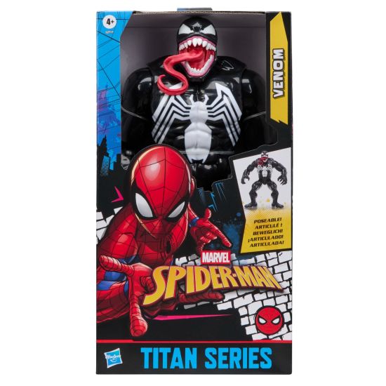 marvel titan hero - venom 30cm articolato