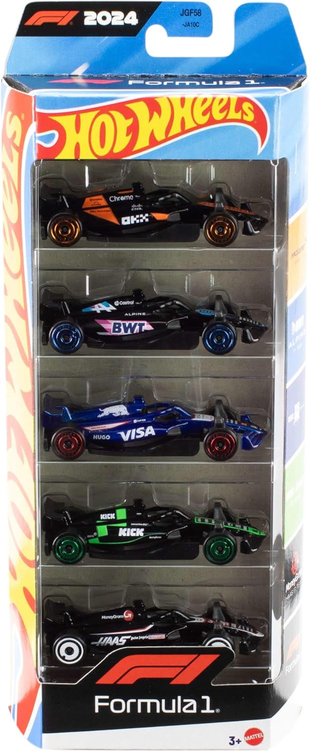 hot wheels - 5 veicoli assortiti f1