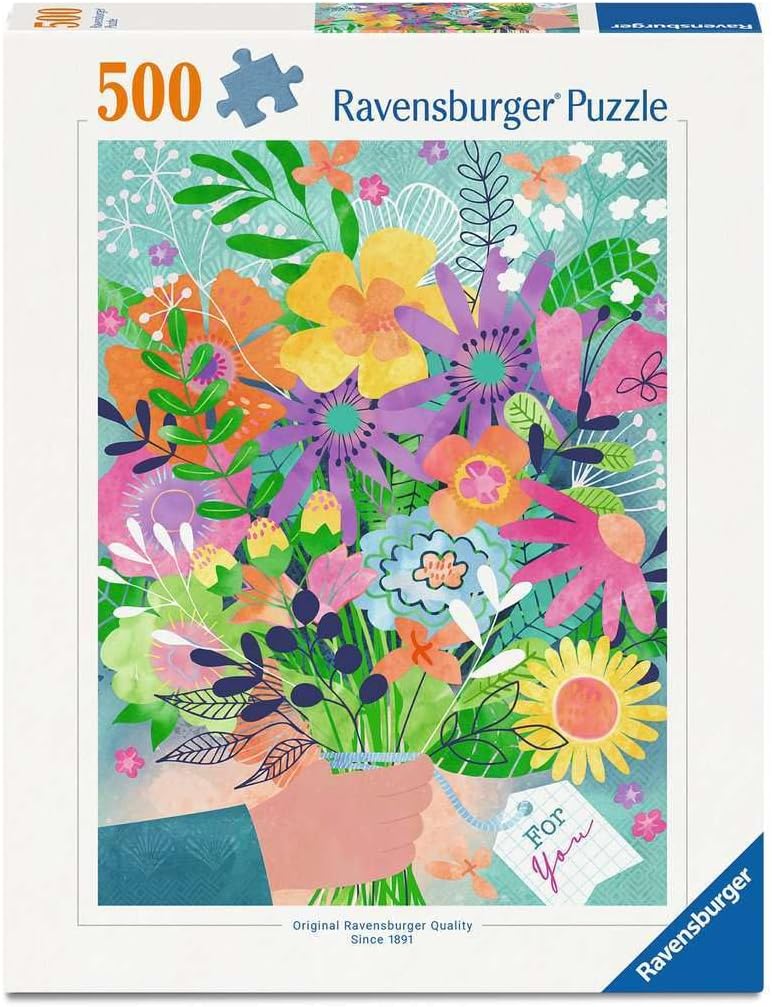 flowers for you - puzzle 500 pezzi