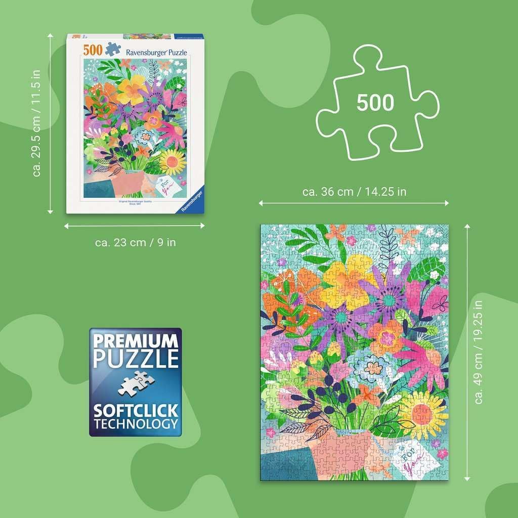 flowers for you - puzzle 500 pezzi