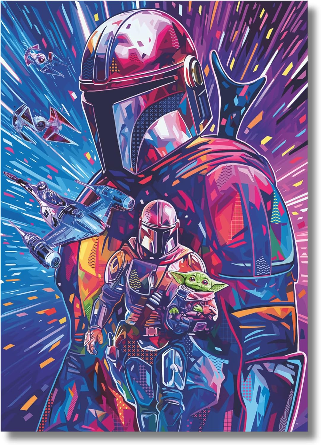 star wars - the mandalorian - puzzle 500 pezzi