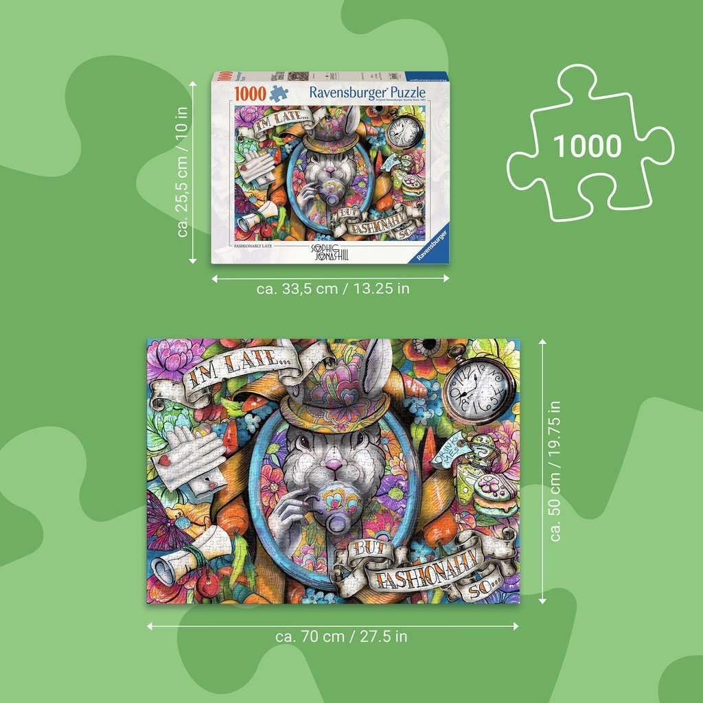 elegante ritardo - puzzle 1000 pezzi