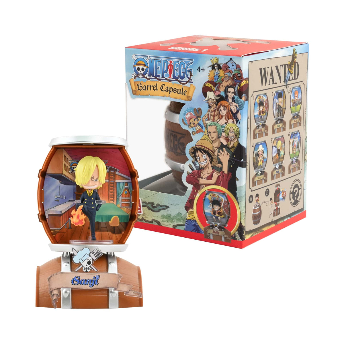 one piece - barrel capsule blind box - 1 personaggio assortito