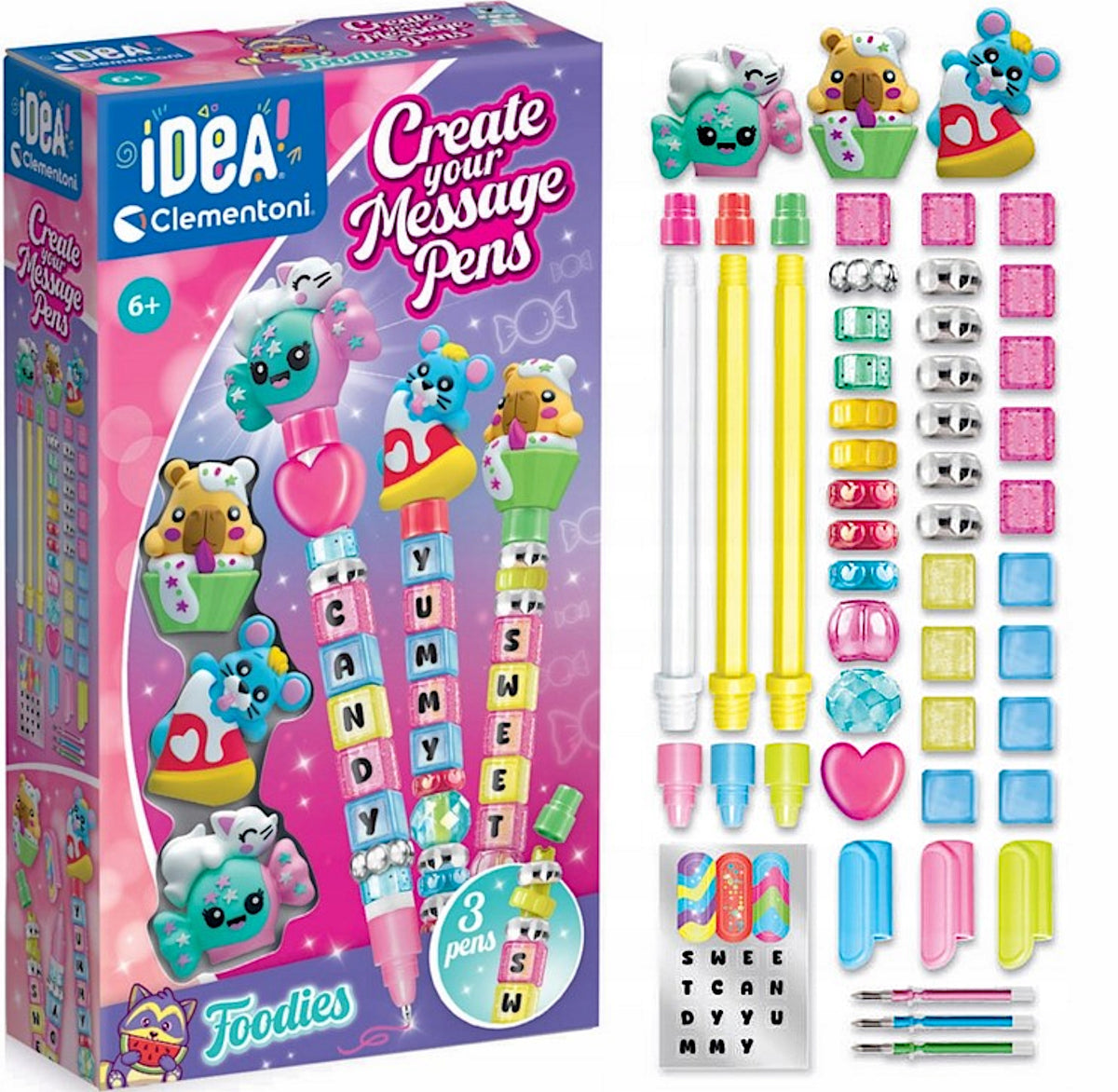 create your pens - message foodies
