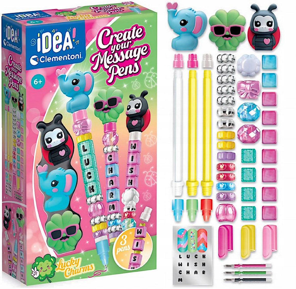 create your pens - message charmed