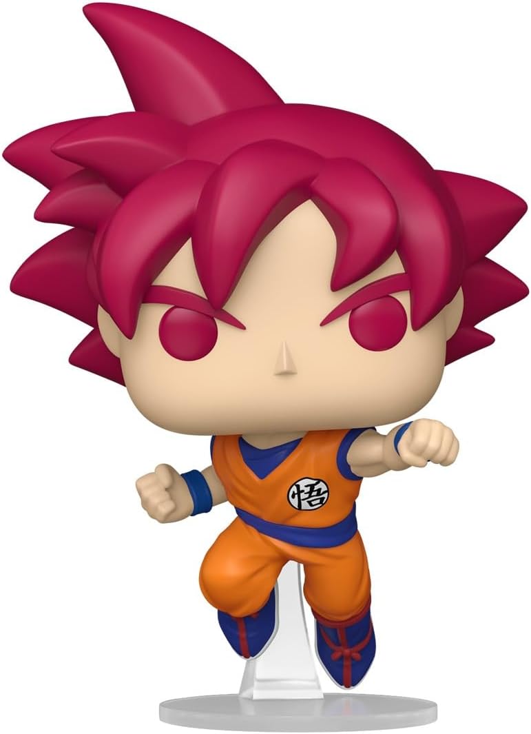 dragon ball super: super sayan god goku 9 cm - funko pop! 2492
