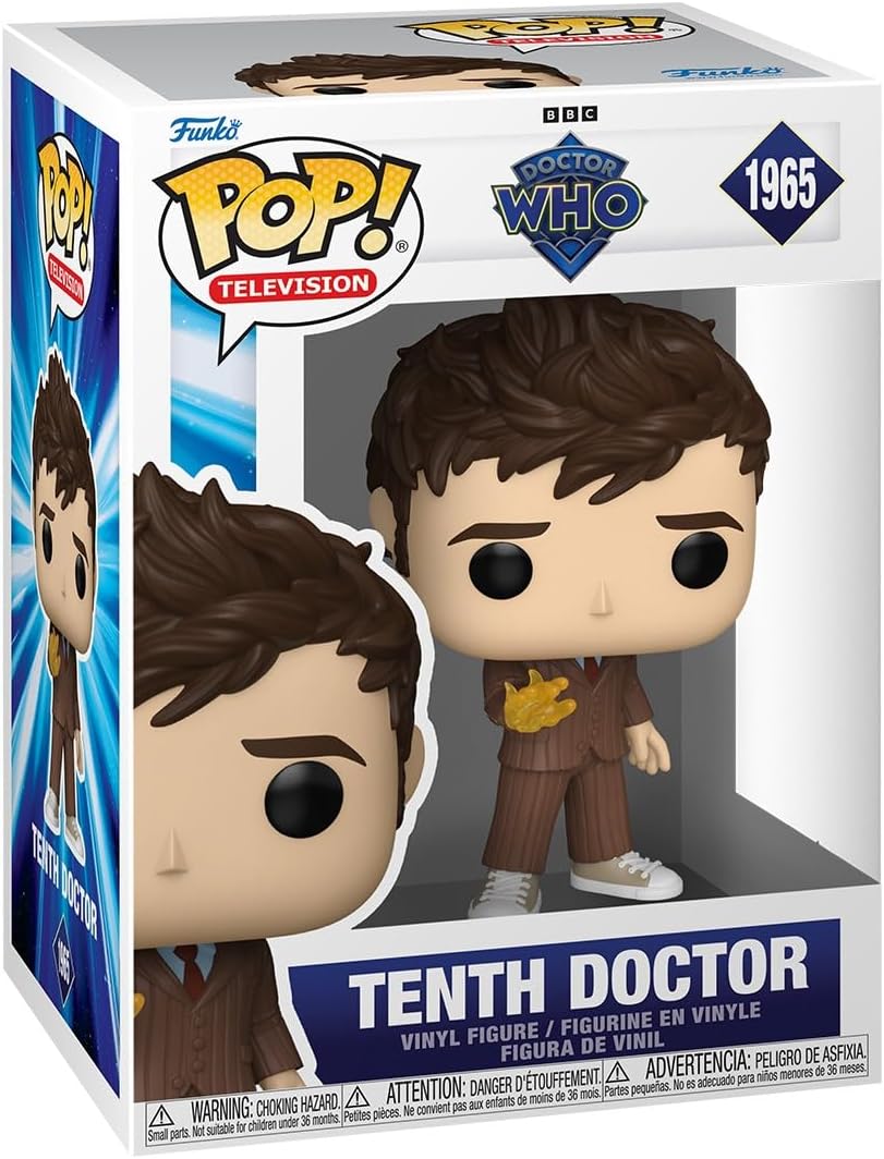doctor who: tenth doctor 9 cm - funko pop! 1965