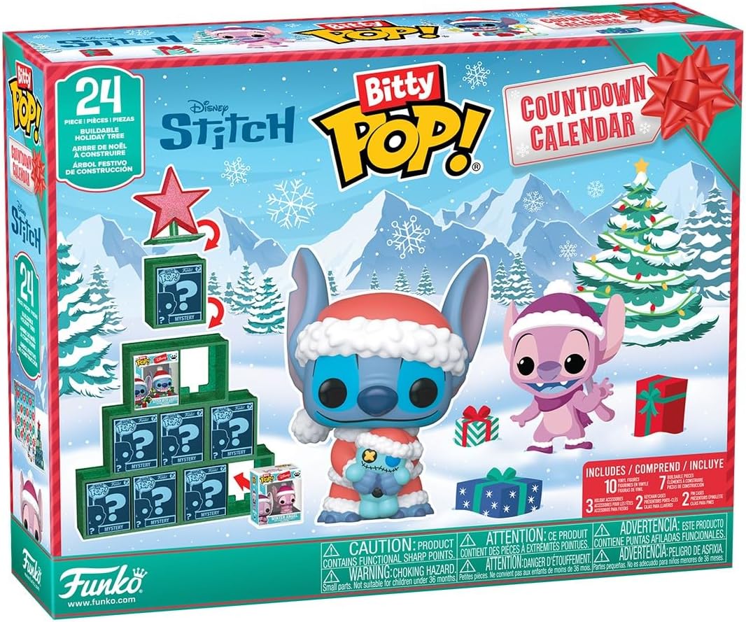 stitch - bitty pop calendario dell'avvento 24 giorni