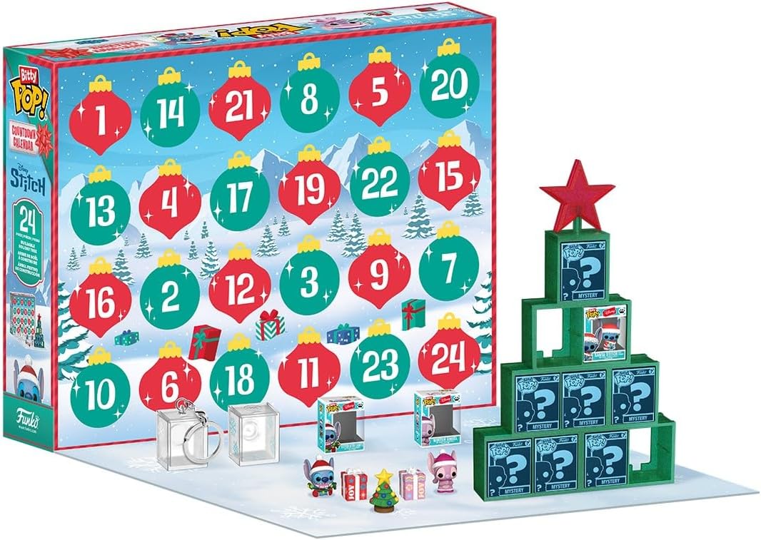 stitch - bitty pop calendario dell'avvento 24 giorni