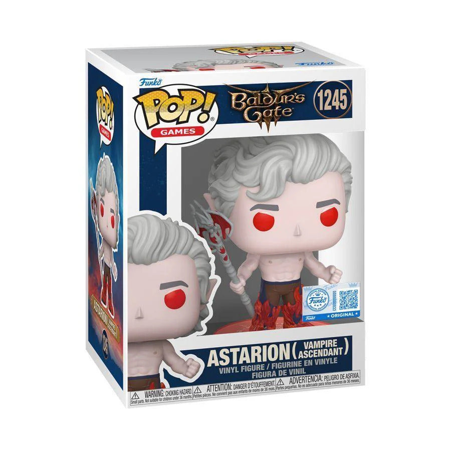 baldur’s gate:  astarion (vampire ascendant) 9 cm - funko pop! 1245