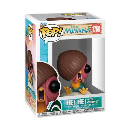 moana - hei hei with coconut 9cm - funko pop! 1768
