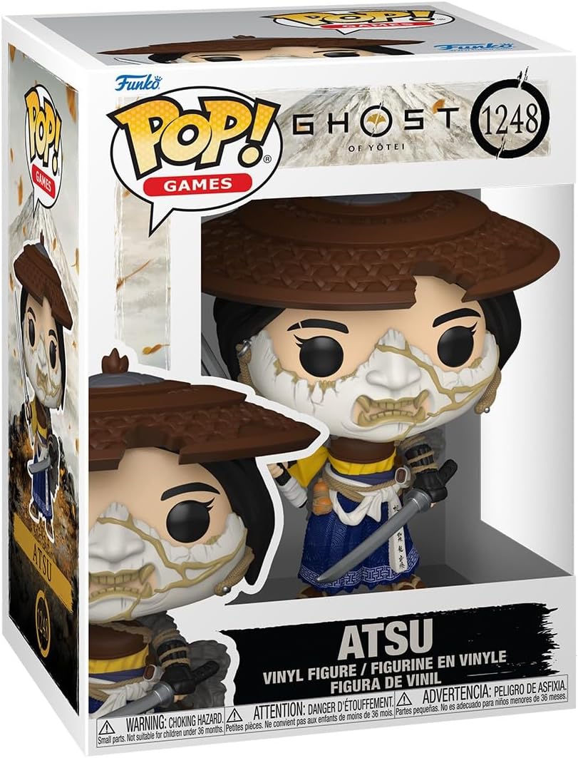 ghost of yotei - atsu 9cm - funko pop! 1248