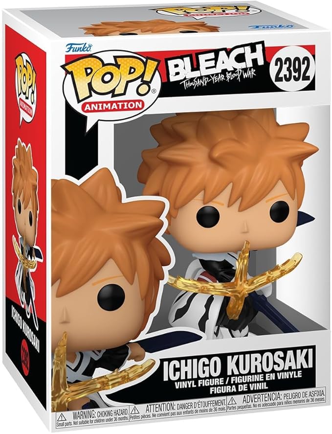 bleach thousand year blood war - ichigo 9cm - funko pop! 2392