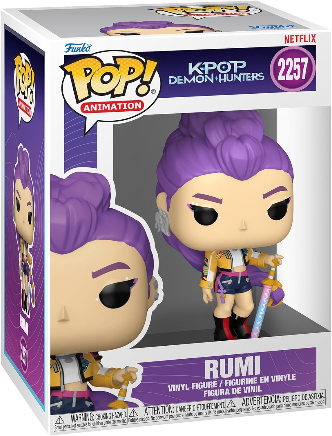 kpop demon hunters - rumi 9cm - funko pop! 2257