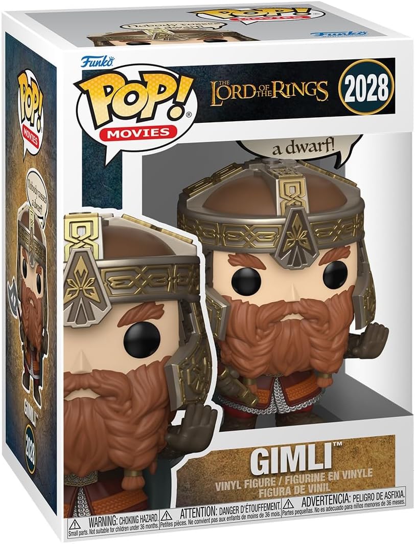 lord of the rings - gimli sayings 9cm - funko pop! 2028