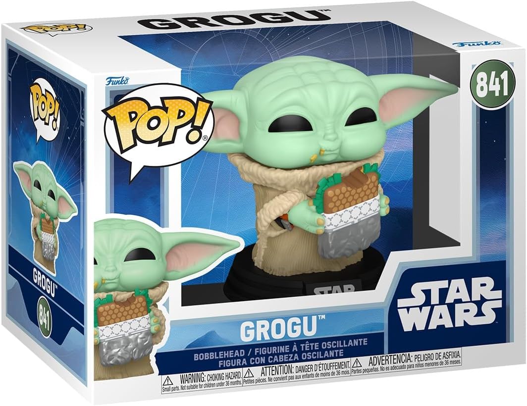 star wars - the mandalorian and grogu - grogu 9cm - funko pop! 841
