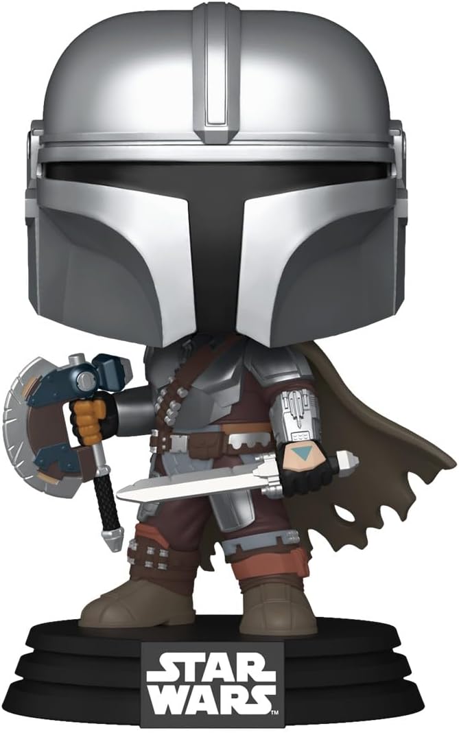 star wars - the mandalorian and grogu - the mandalorian 9cm - funko pop! 844