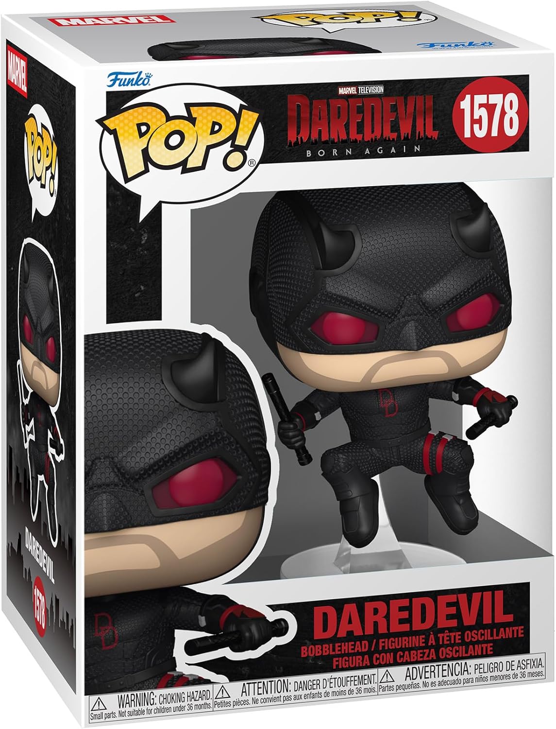 daredevil born again - daredevil 9cm - funko pop! 1578