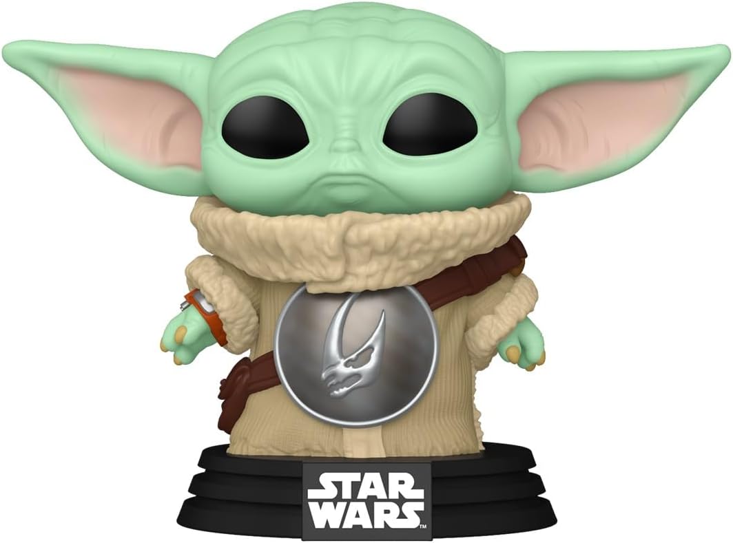 star wars: mandalorian & grogu 9 cm - funko pop! 819