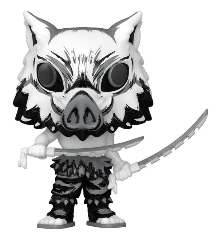 demon slayer - inosuke (black and white) 9cm - funko pop! 2193