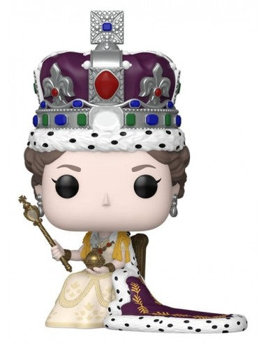 queen elizabeth - queen elizabeth ii (coronation) 9cm - funko pop! 07