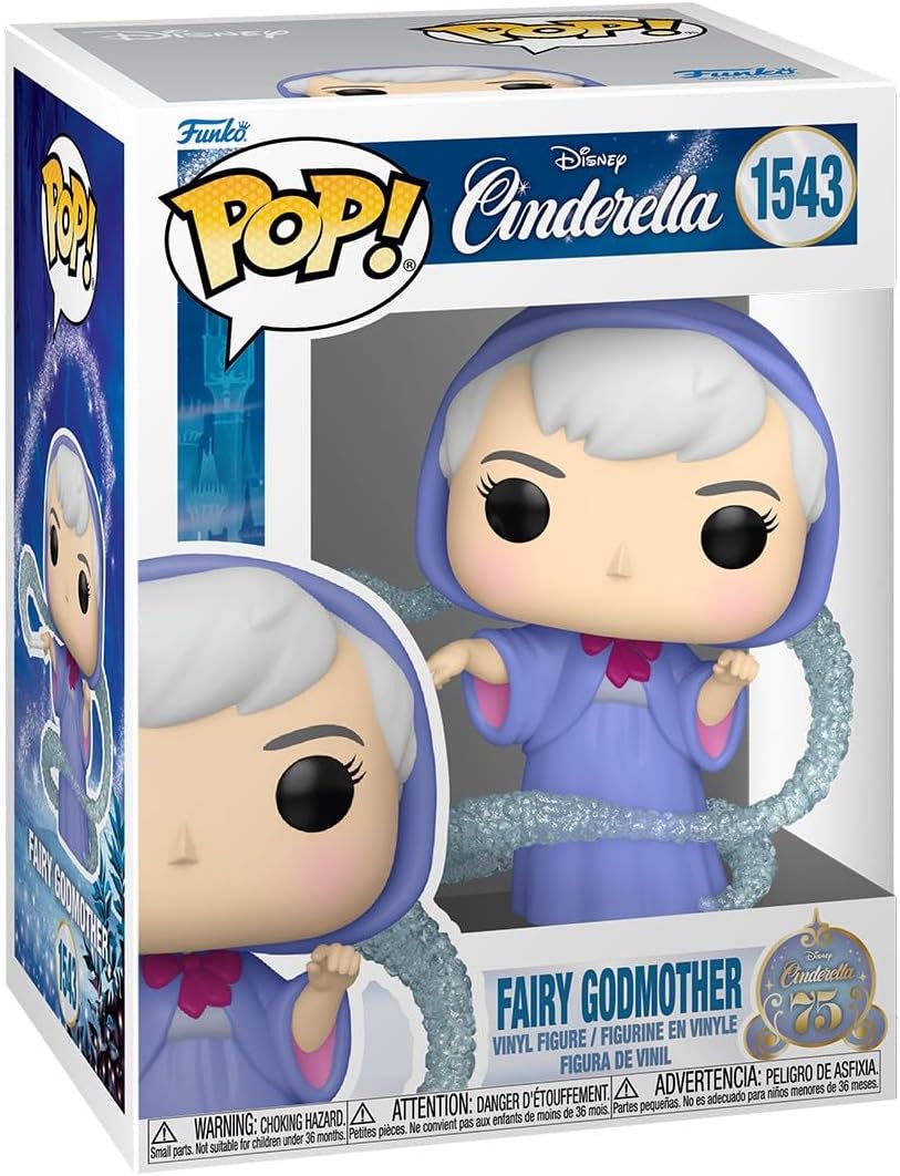 disney cinderella - fairy godmother 9cm - funko pop! 1543