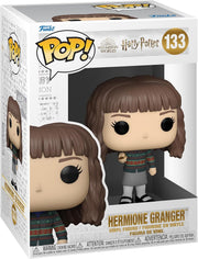 harry potter - hermione con bacchetta 9cm - funko pop! 133