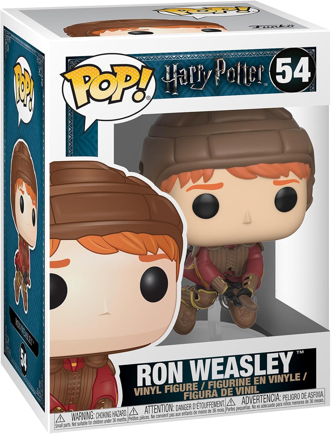 harry potter - ron weasley sulla scopa 9cm - funko pop! 54
