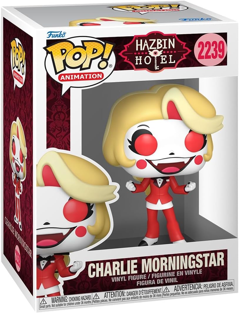hazbin hotel - charlie  9cm - funko pop! 2239