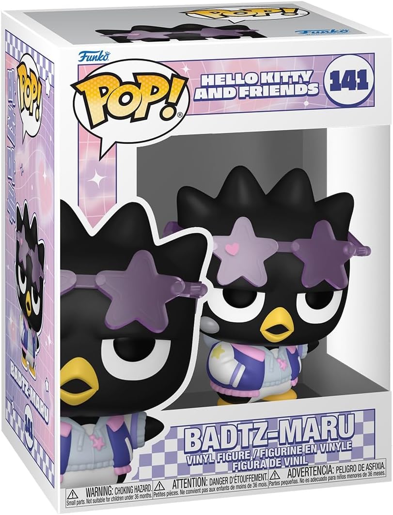 hello kitty - badtz-maru k-pop 9cm - funko pop! 141